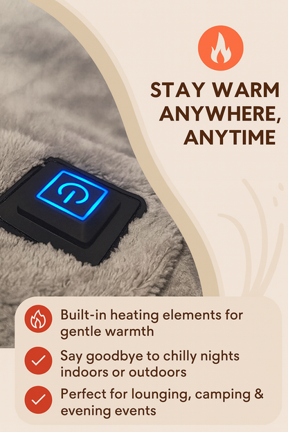 Heated Hoodie Blanket
