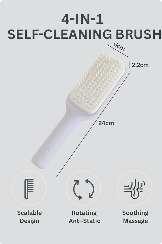 4 In 1 Self Cleaning Brush