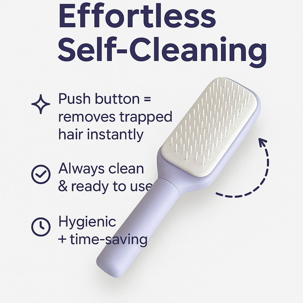 4 In 1 Self Cleaning Brush