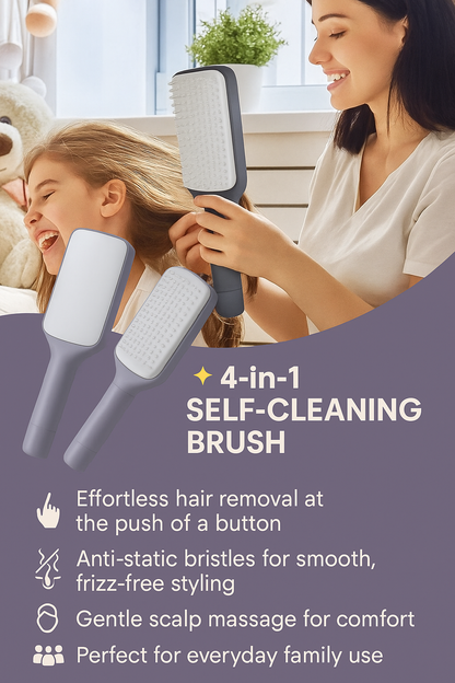 4 In 1 Self Cleaning Brush